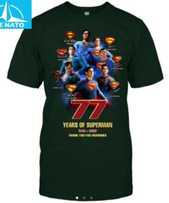 77 Years of Superman 1948 2025 Shirt2