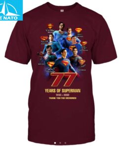77 Years of Superman 1948 2025 Shirt3