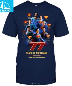 77 Years of Superman 1948 2025 Shirt4