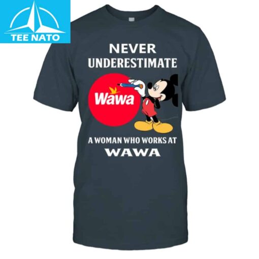 A Woman Who Works At Wawa Shirt - Image 2