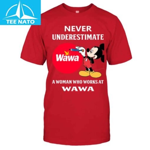 A Woman Who Works At Wawa Shirt - Image 3