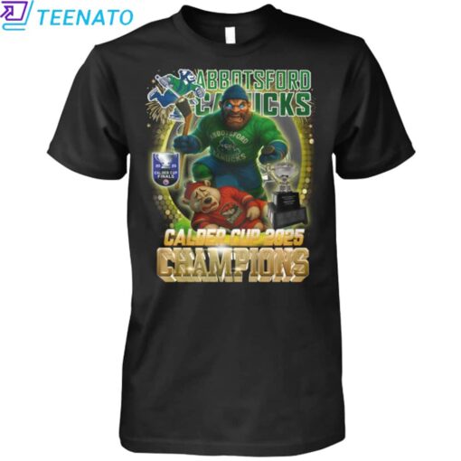 Abbotsford Canucks Champions Calder Cup 2025 Shirt - Image 3