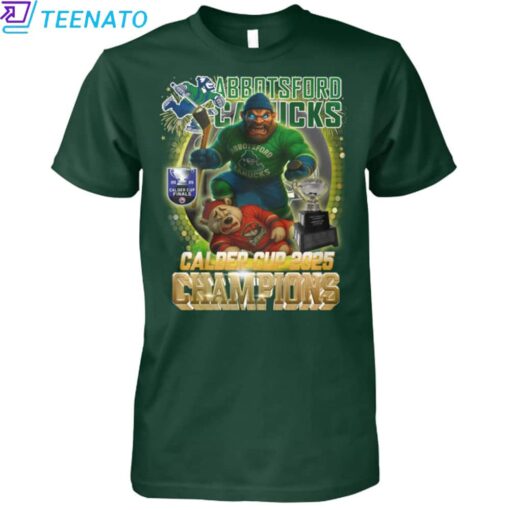 Abbotsford Canucks Champions Calder Cup 2025 Shirt - Image 4