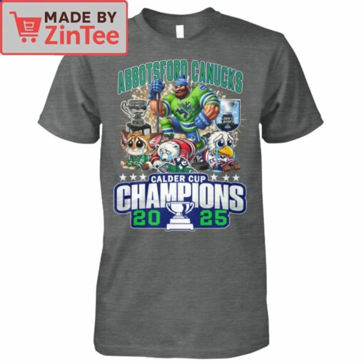 Abbotsford Canucks Champions Calder Cup AHL 2025 Shirt - Image 3