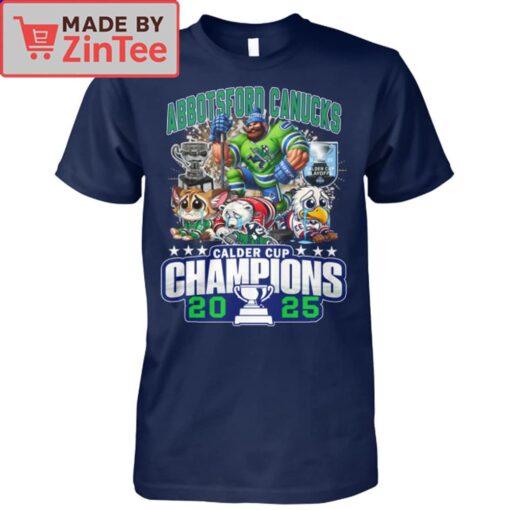 Abbotsford Canucks Champions Calder Cup AHL 2025 Shirt - Image 4