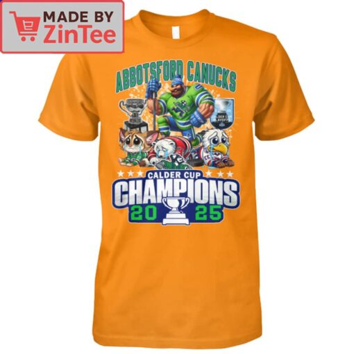 Abbotsford Canucks Champions Calder Cup AHL 2025 Shirt - Image 5