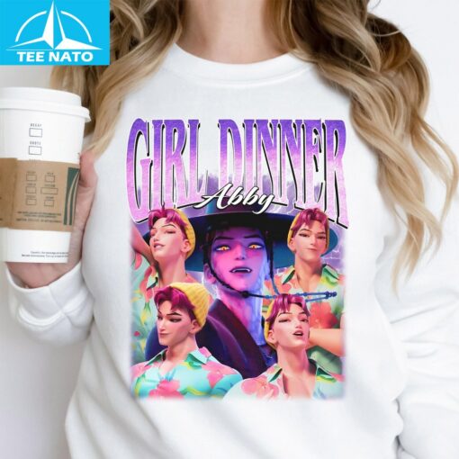 Abby Girl Dinner Kpop Hunters Shirt - Image 5