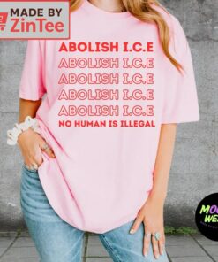 Abolish ICE Shirt No Human Is Illegal Tee2