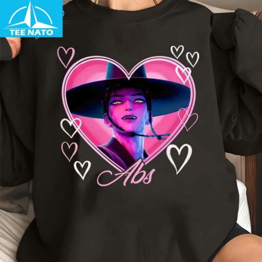 Abs Saja Heart Unisex Shirt - Image 5