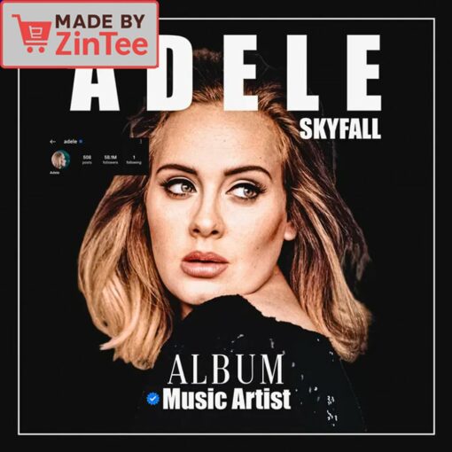 Adele Skyfall Album shirt - Image 2