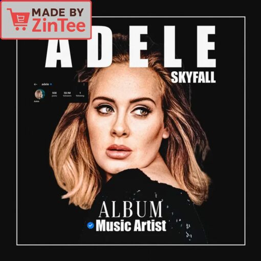 Adele Skyfall Album shirt - Image 4