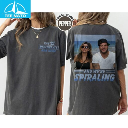 And We're Spiraling Graphic Shirt - Image 3