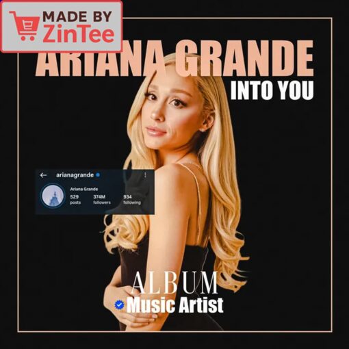 Ariana Grande Into You Album shirt - Image 4