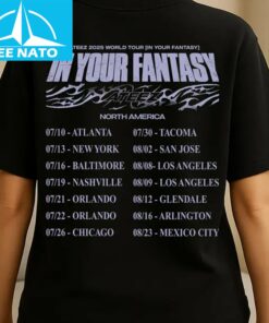 Ateez 2025 World Tour In Your Fantasy Shirt3