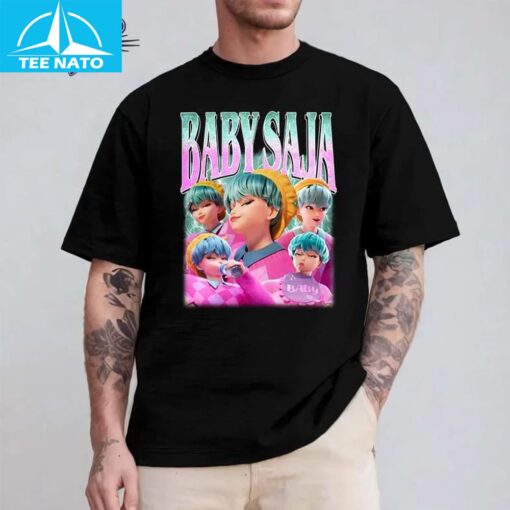 Baby Saja Retro Unisex Shirt - Image 3