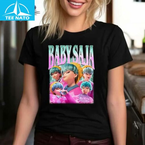 Baby Saja Retro Unisex Shirt - Image 4