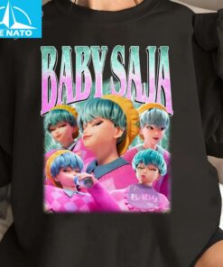 Baby Saja Retro Unisex Shirt4