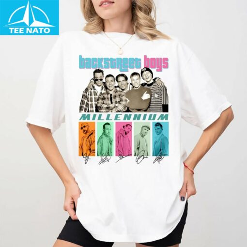 Backstreet Boys Millennium Tour Music Vintage Shirt - Image 3