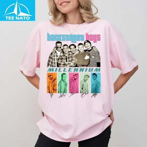 Backstreet Boys Millennium Tour Music Vintage Shirt - Image 4