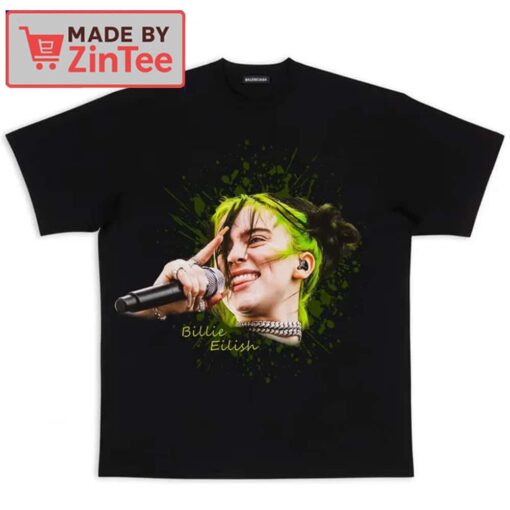 Billie Eilish Neon Splash shirt - Image 2