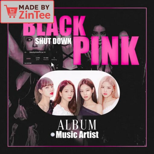 Blackpink Shut Down Album shirt - Image 2