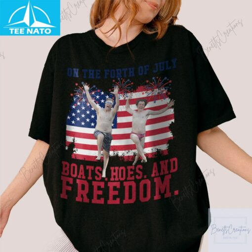 Boats Hoes Freedlom Shirt - Image 5