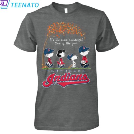 Cleveland Guardians Peanuts Fall Baseball Shirt - Image 3
