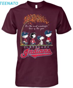 Cleveland Guardians Peanuts Fall Baseball Shirt3