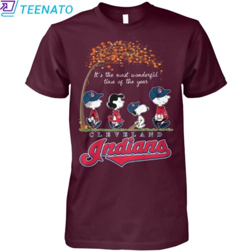Cleveland Guardians Peanuts Fall Baseball Shirt - Image 4