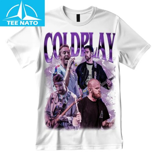 Coldplay Vintage Band Shirt - Image 4