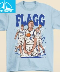 Cooper Flagg Cartoon Style Dallas T-Shirt
