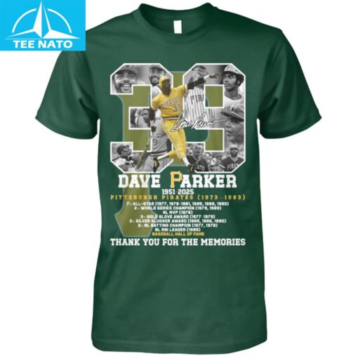 Dave Parker Pittsburgh Pirates Baseball Hall of Fame Shirt - Image 3