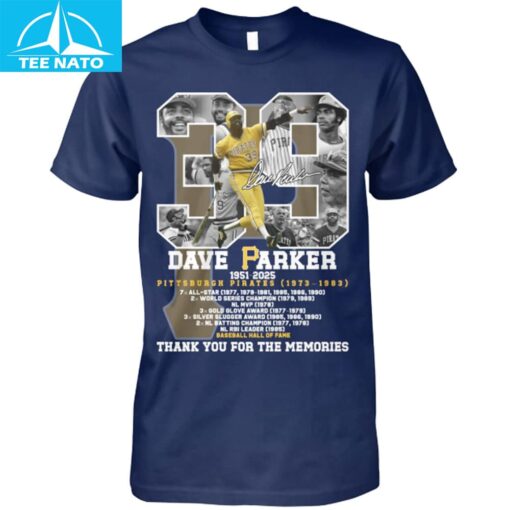 Dave Parker Pittsburgh Pirates Baseball Hall of Fame Shirt - Image 4