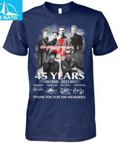 Depeche Mode 45 Years 1980 2025 Anniversary Shirt4