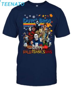 Dutch Bros Happy HalloThanksmas Horror Shirt4