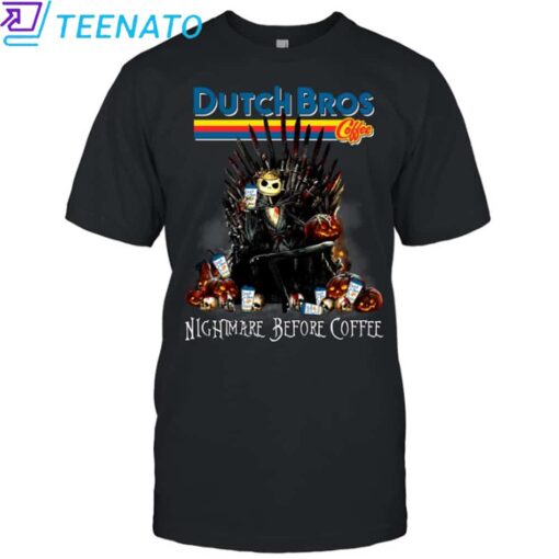 Dutch Bros Nightmare Before Coffee shirt