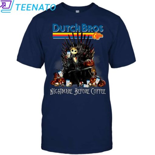 Dutch Bros Nightmare Before Coffee shirt - Image 5