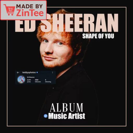 Ed Sheeran Shape of You shirt - Image 2