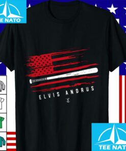 Elvis Andrus Baseball Flag Shirt
