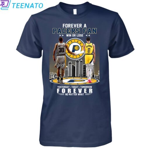 Forever A Pacers Fan Win Or Lose Shirt - Image 3
