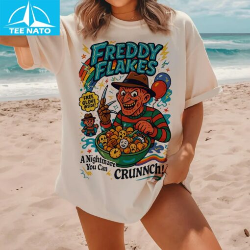 Freddy Flakes A Nightmare You Can Crunnch Shirt - Image 4