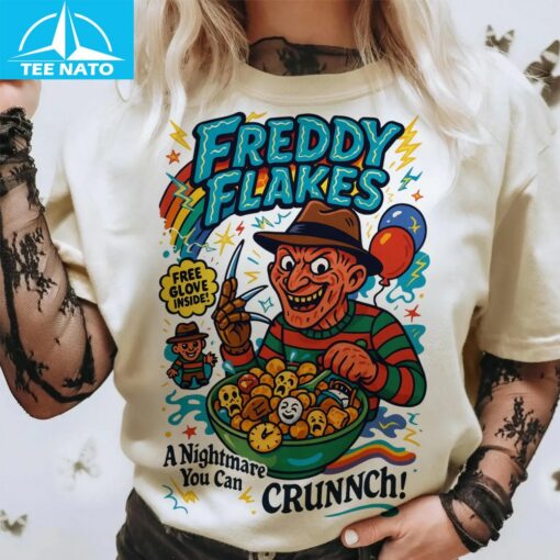 Freddy Flakes A Nightmare You Can Crunnch Shirt - Image 5
