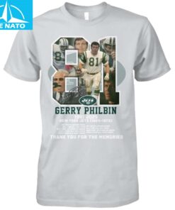 Gerry Philbin New York Jets Tribute Shirt2