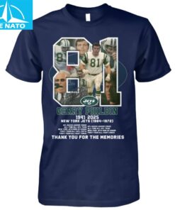 Gerry Philbin New York Jets Tribute Shirt4