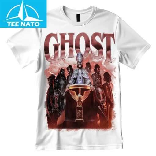 Ghost Band Heavy Metal Tour Shirt - Image 4