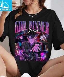 Girl Dinner Jinu Kpop Demon Hunters Tiger Shirt