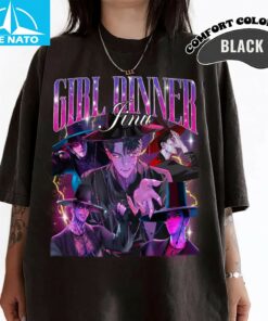 Girl Dinner Jinu Kpop Demon Hunters Tiger Shirt2