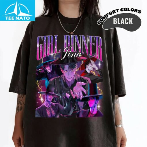 Girl Dinner Jinu Kpop Demon Hunters Tiger Shirt - Image 3