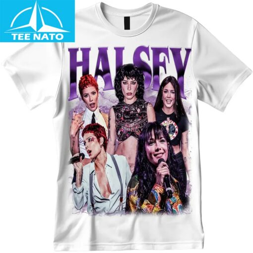 Halsey Vintage Pop Star Shirt - Image 4
