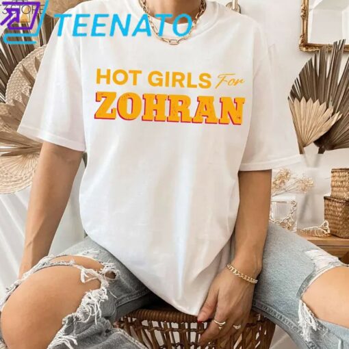 Hot Girls Vote For Zohran Shirt - Image 4